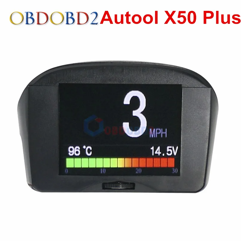 

AUTOOL X50 PLUS Car OBD Smart Digital & Early Alarm Fault Code Multi-Function Meter Car OBD Smart Digital Meter Free Ship