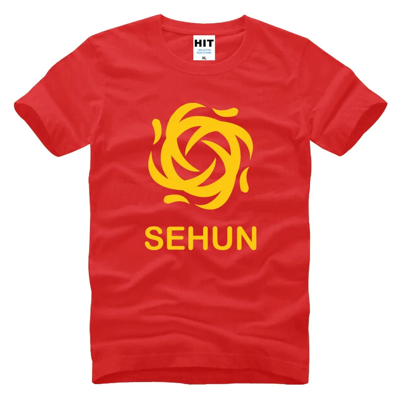 ini dicetak ODDKING tee, IOW Sehun O Camisetas Health lengan club pendek Diskon Natural Mens fan T-shirt pria shirt, 88 baru Serigala T Mode Katun leher, hari 2015 Hombre 6 ini dicetak ODDKING tee, 6