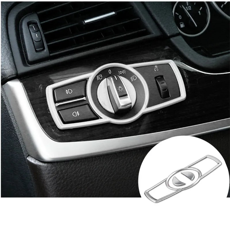 

ABS Inner Head Light Switch Button Cover Trim For BMW X3 F25 2011-2017
