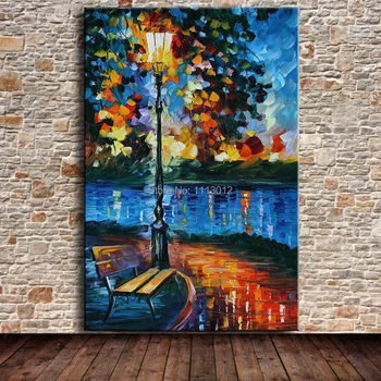 

Handpainted Modern Abstract Palette Knife Landscape Oil Painting On Canvas Wall Art Picture For Living Room Home Decor For Gift