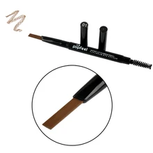 1 шт. Женский Водонепроницаемый Косметический набор со сдвоенной головкой автоматический карандаш для бровей с брови Косметические кисти для макияжа инструменты для красоты