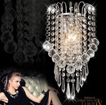 

Stainless steel Based Diamond K9 220V Clear Crystal Led Chandelier New Model for Hotel home project lamp