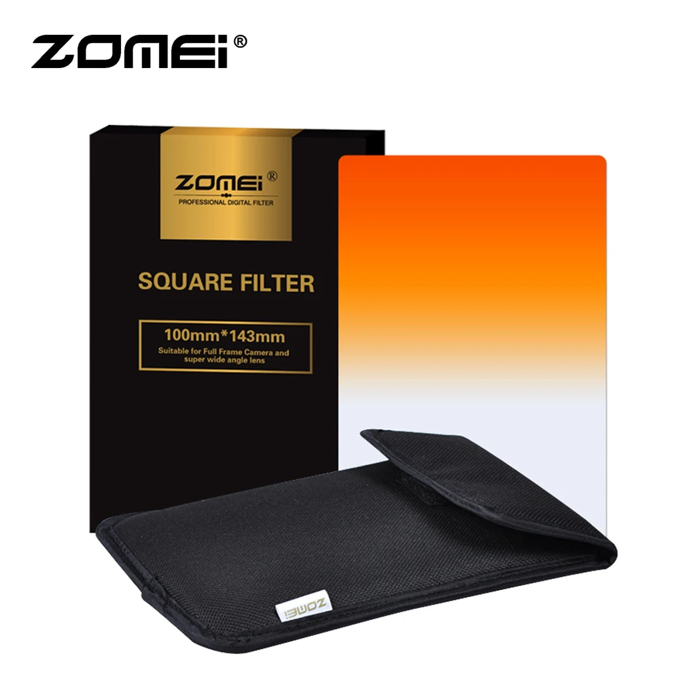 Zomei Original 150*100mm Square Graduated Orange Neutral Density Filter Color ND for Cokin Z-Pro | Электроника