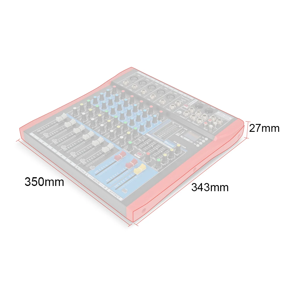 XTUGA ES602 USB/MP3/Bluetooth профессиональная сценическая звукомикшер встроенный цифровой эффект Mixer музыкальный миксер 7 канальный микшер+ 48Vpower