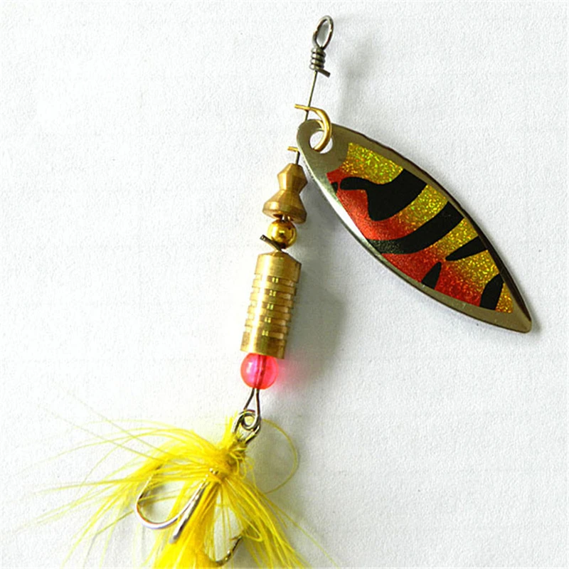 1Pc 5cm/6g Metal Lure Fishing Spoon Freshwater Fishing Hard Lure Slice