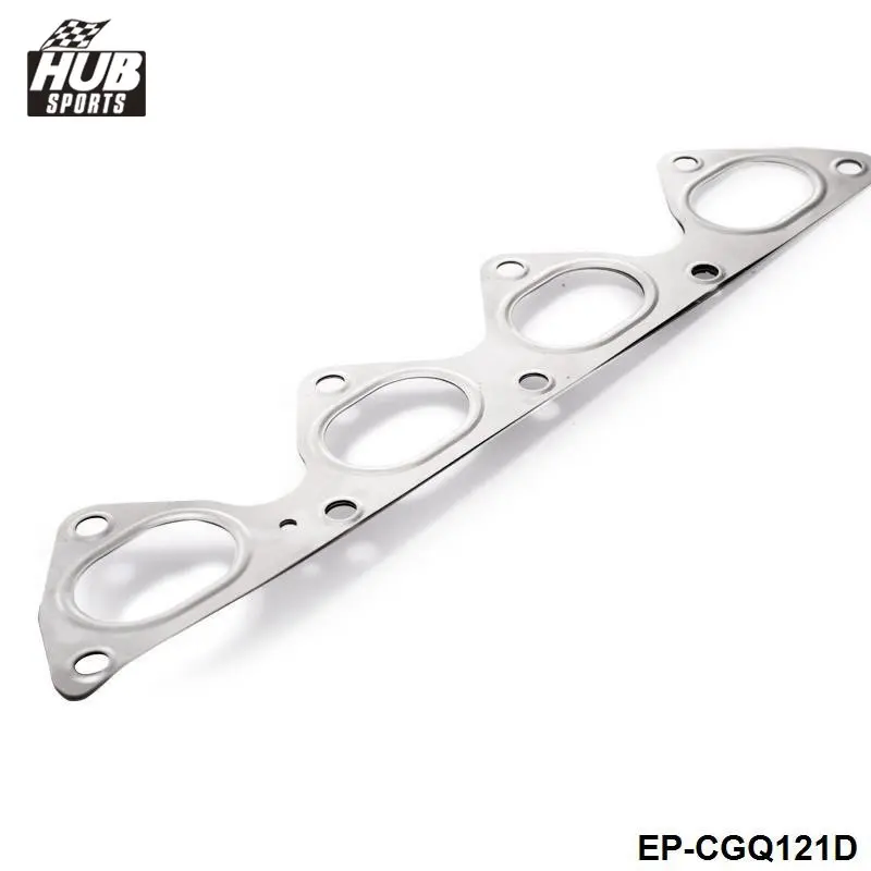 10PCS/LOT 3 Layer Exhaust Manifold Gasket 304 Stainless Steel For Honda