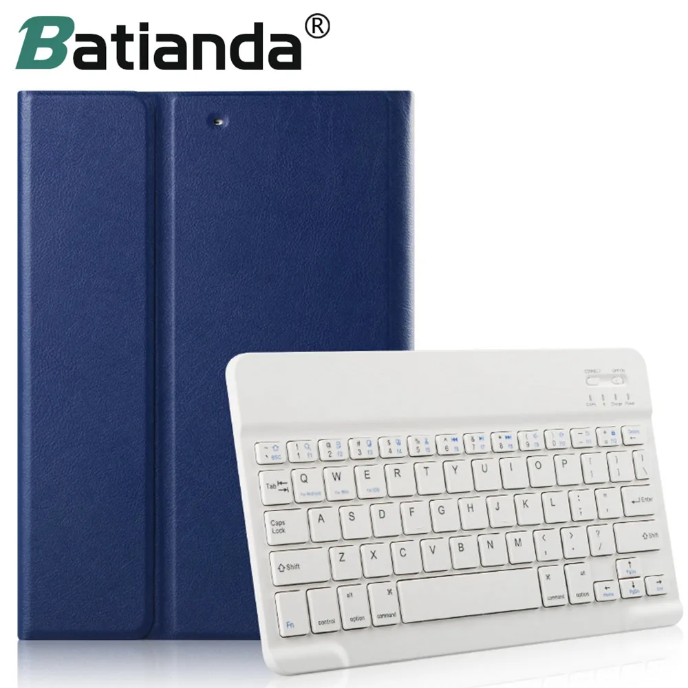 For iPad Mini 4 Keyboard Case Ultra Slim Shell Lightweight Cover with Magnetically Detachable Wireless Bluetooth Keyboard Mini 4