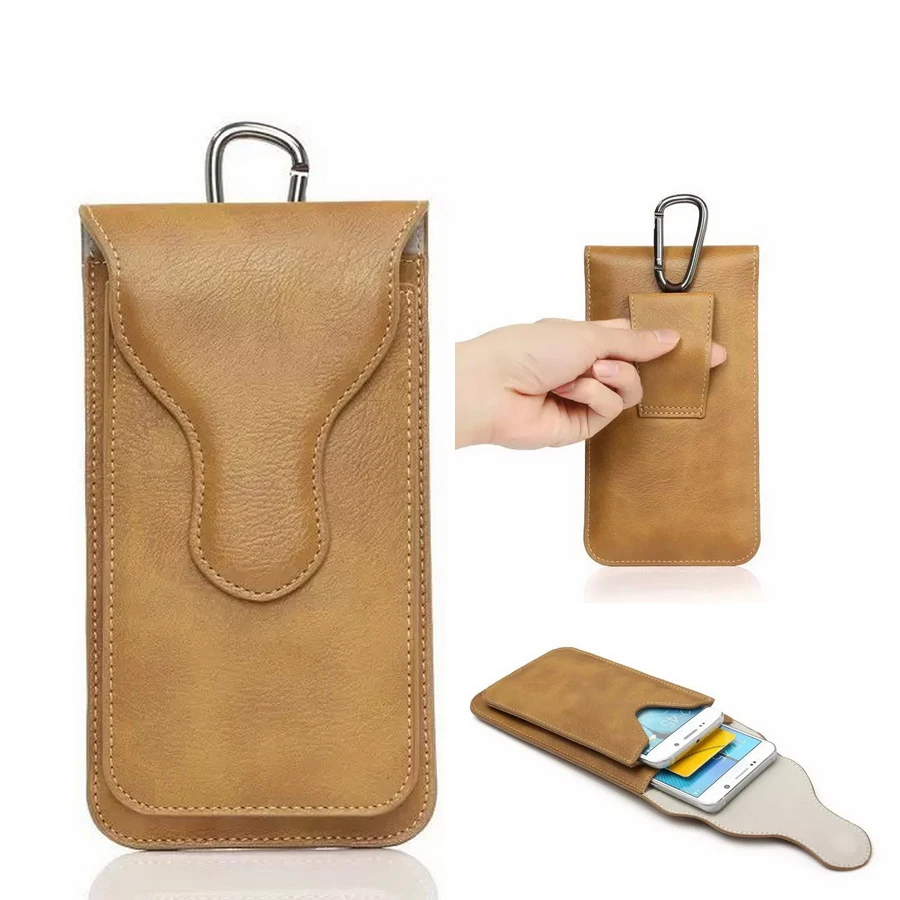 

LANCASE 5.7 Inch For Xiaomi Redmi 4X Case Leather Rhino Skin Metal Clip Pouch For Xiaomi Mi6 Redmi Note 4X Case Waist Phone Bag