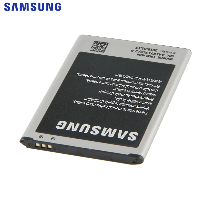 SAMSUNG Original Replacement Battery B500BE For Samsung GALAXY S4 Mini I9190 I9192 I9195 I9198 S4Mini Battery 3 pins 1900mAh