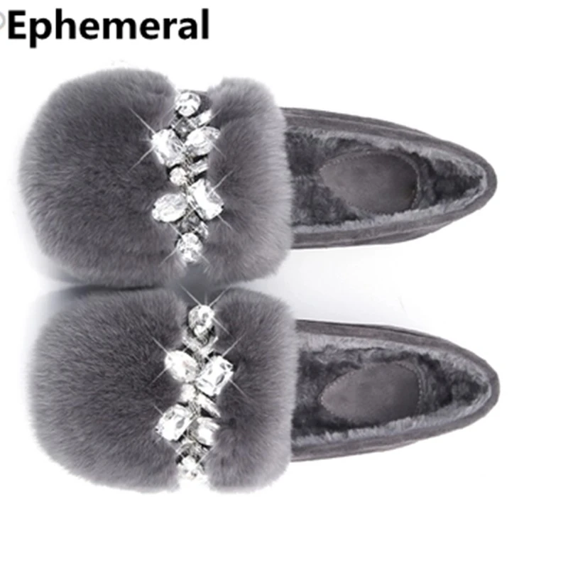 slip on shoes with fur inside