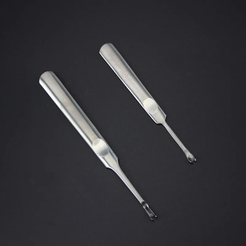

2PCS /Lot U and V Leather Craft tools Stainless Steel Notcher Cutting Tool For Leather DIY Trenching Device