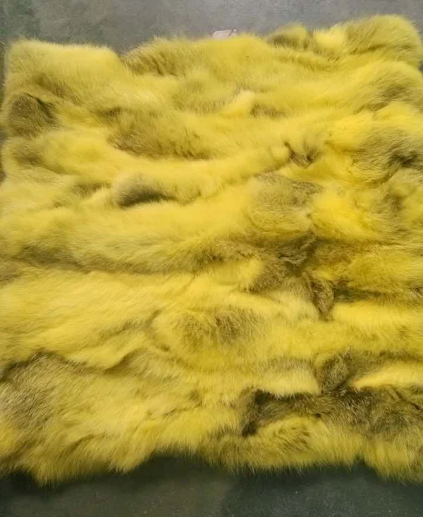 ePacket CX-D-17C2 китайских приманок кровать выполненный на заказ в стиле пэчворк на кроличьем меху Подушка наволочки - Цвет: Цвет: желтый