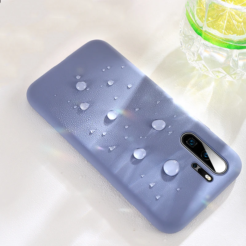 

Original Liquid Silicone Case for Huawei P30 Pro Slim Soft Cover Phone Case p 30 P30PRO p30lite Light p30case huaweip30 case
