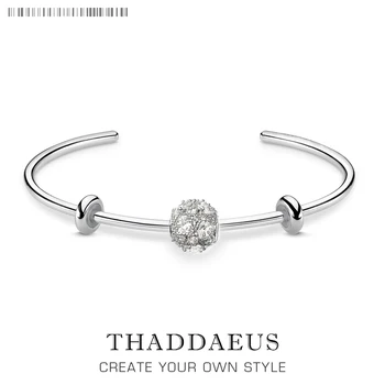 

Bracelet Bangles White Crushed Bead Fashion Karma Jewelry Trendy Gift For Women,2018 Brand New Good In 925 Sterling Silver