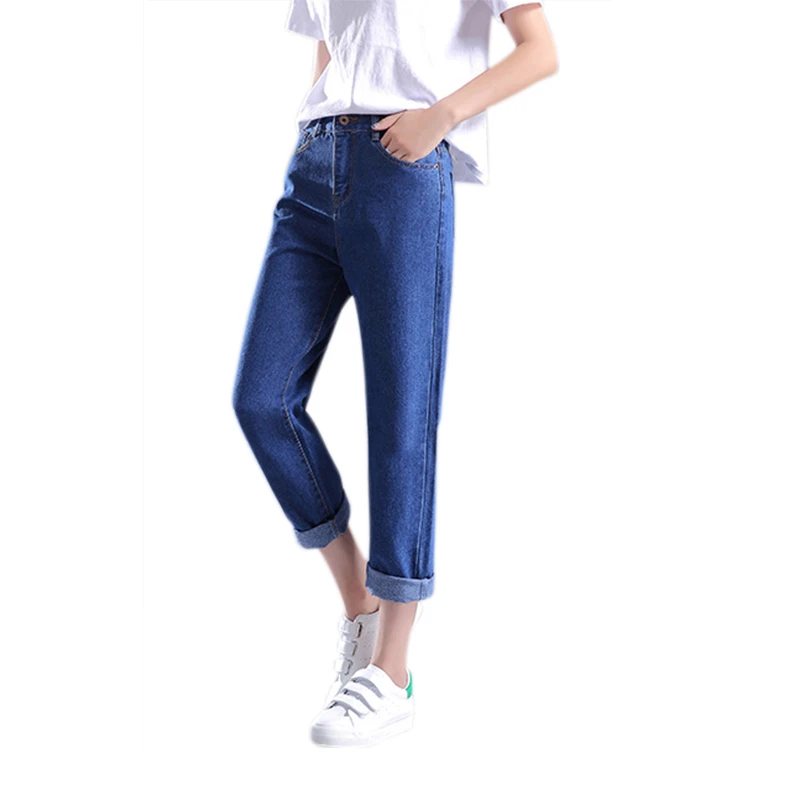 Новые женские модные джинсы Высокая Талия деним тонкий женские джинсы карандаш джинсовые штаны