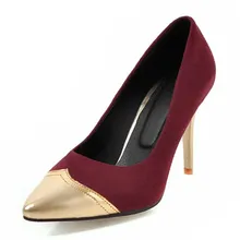 DoraTasia Big Size 32-48 Sexy Women Pointed Toe Thin High Heels Party Wedding Shoes Fashion Color Mixed Less Platform Pumps