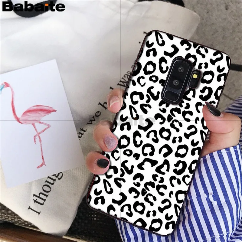 Babaite модная одежда для девочек с леопардовым принтом пантера Новинка чехол для телефона samsung S9 S9 плюс S5 S6 S6edge S6plus S7 S7edge S8 S8plus M10 20 - Цвет: A3