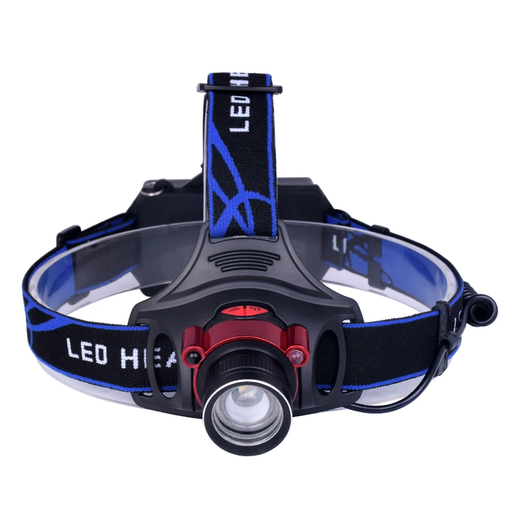 

TSLEEN T6 LED 1000LM Adjustable Headlamp Infrared Sensor Switch Headlight Hiking Infrared Sensors Head Lamp For Hunting Camping