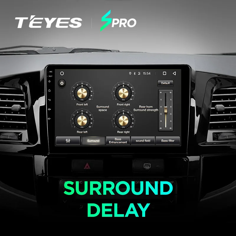 Excellent TEYES SPRO For Toyota Fortuner 2008-2014 Car Radio Multimedia Video Player Navigation GPS Android 8.1 Accessories Sedan No dvd 2 3