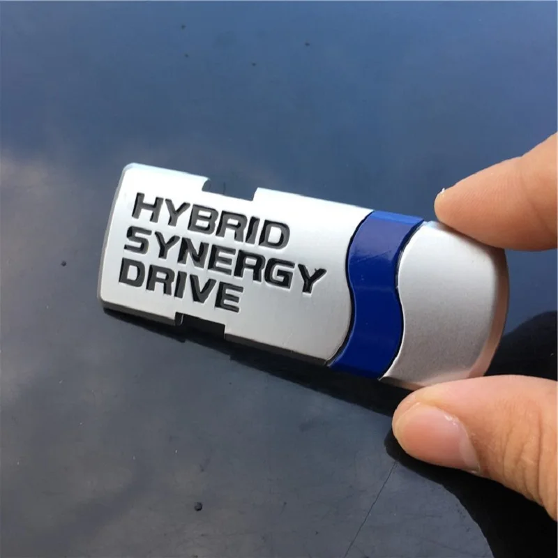 Premium Hybrid Sticker Auto Car 3D Brand Logo ABS Badge Universal Emblem Decal