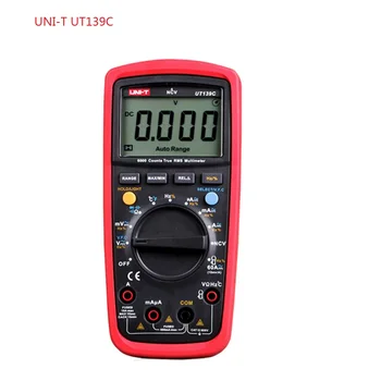 UNI-T Digital Multimeter UT139C Auto Range Multimeter tester True RMS 6000 Count Voltmeter Temperature Multimetro UNI-T Digital Multimeter UT139C Auto Range Multimeter tester True RMS 6000 Count Voltmeter Temperature Multimetro