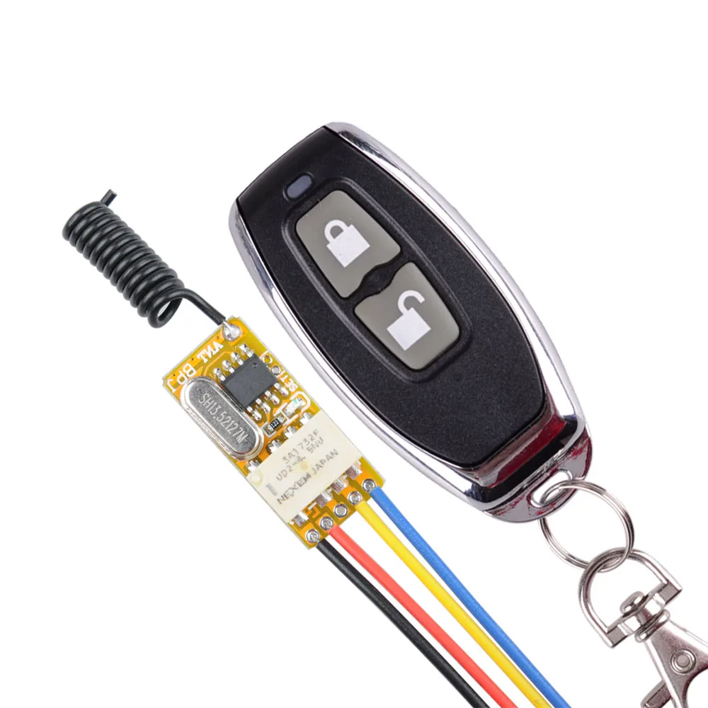 Wireless Switch 3.7V 5V 6V 7.4V 9V 12V Automatic Door Operators Remote
