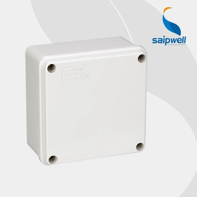 Saipwell Hot sale IP66 IP65 plastic waterproof electrical junction boxes 100 100 50mm High quality DS