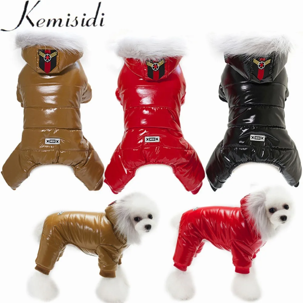 Buy KEMISIDI Waterproof Dog Clothes Warm Hooded
