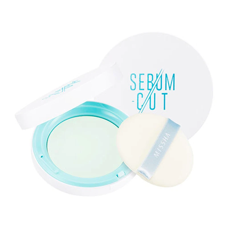 MISSHA Sebum Cut Powder Pact 11g Clear Pressed Mineral Face Makeup Oil Control Smooth Repair Concealer |