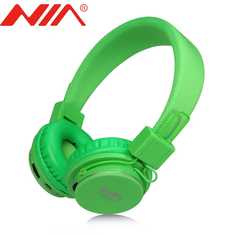 

Original NIA 8820 Headphone EQ Foldable Headphone High Quality Support SD Card FM Radio