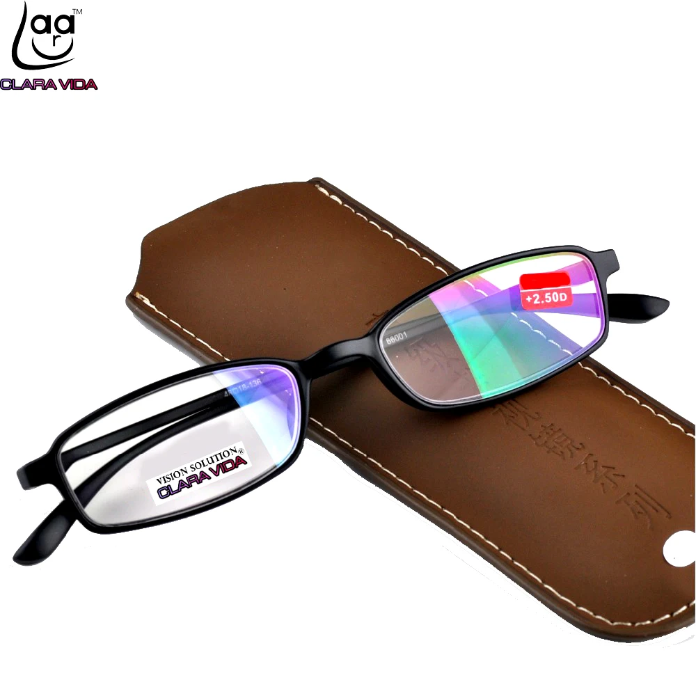

= Clara Vida Full-rim Hd Antireflective Lenses Super Light Tr90 Men Women Reading Glasses +1.0 +1.5 +2.0 +2.5 +3.0 +3.5 +4.0