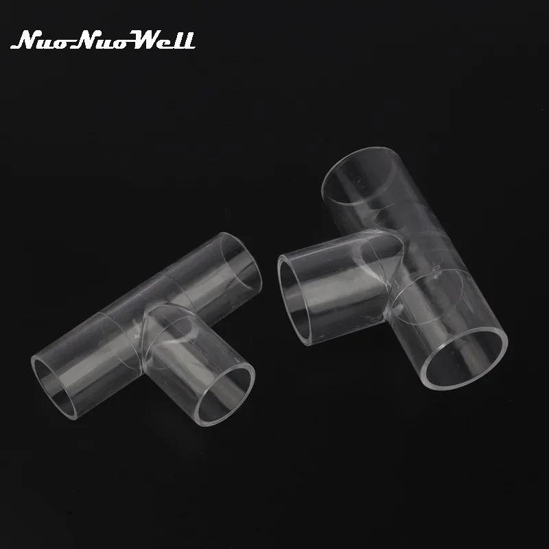 

1pc 20mm 25mm Acrylic Tee Connector Transparent Pipe Water Pipe Connector Aquarium Fish Tank 3 Three Way Connector