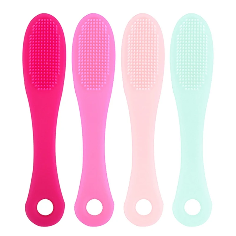 

Free Shipping Finger Size Blackhead Acne Cutin Remover Makeup Facial Skin Nose Pore Cleaner Massage Cleanser Brush Silicone