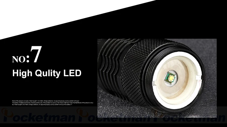 Светодиодный тактический мини светодиодный фонарик Q5 2000LM мощный светодиодный фонарик с 3 режимами масштабируемый портативный фонарь 6 цветов