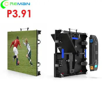 

new technology fast front installation led display cabinet with power con , double backup led video panel high quality