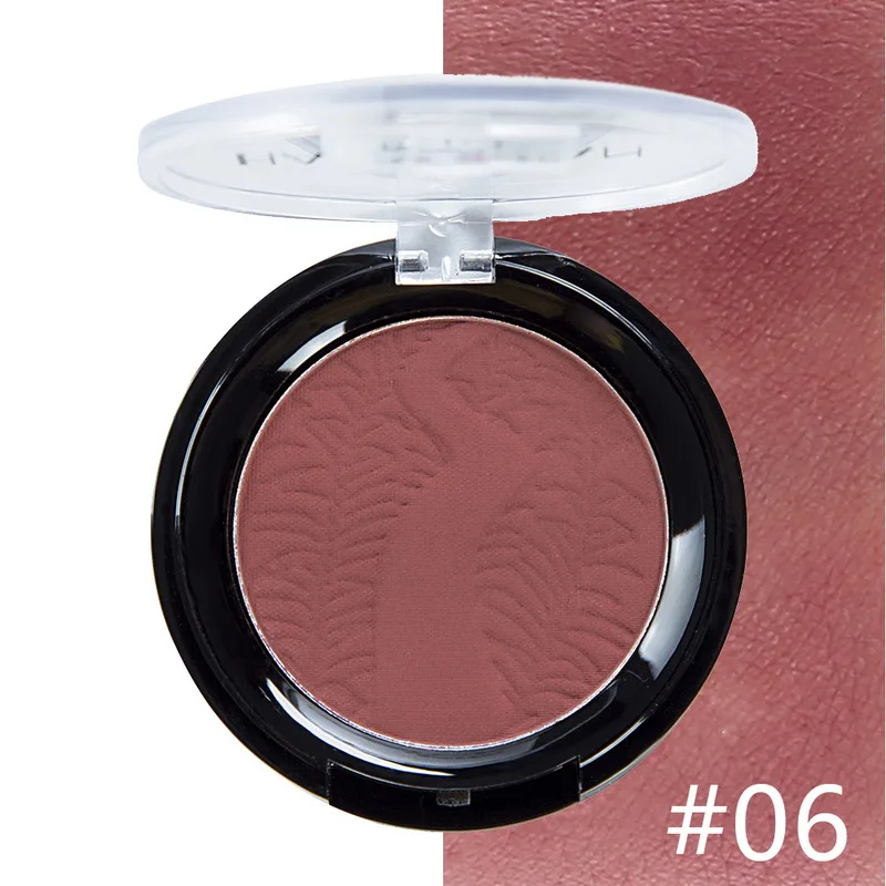 HANDAIYAN 6 Colors Makeup Palette Blush Peach Matte Blush Powder Long-lasting Waterproof Nude Womens Cosmetics Make Up Blushers