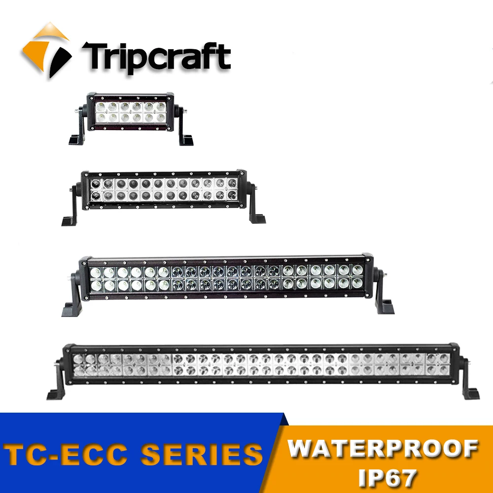 36w 72W 120W 180W 240W 288W led work light bar for offroad SUV 4x4 4wd ramp