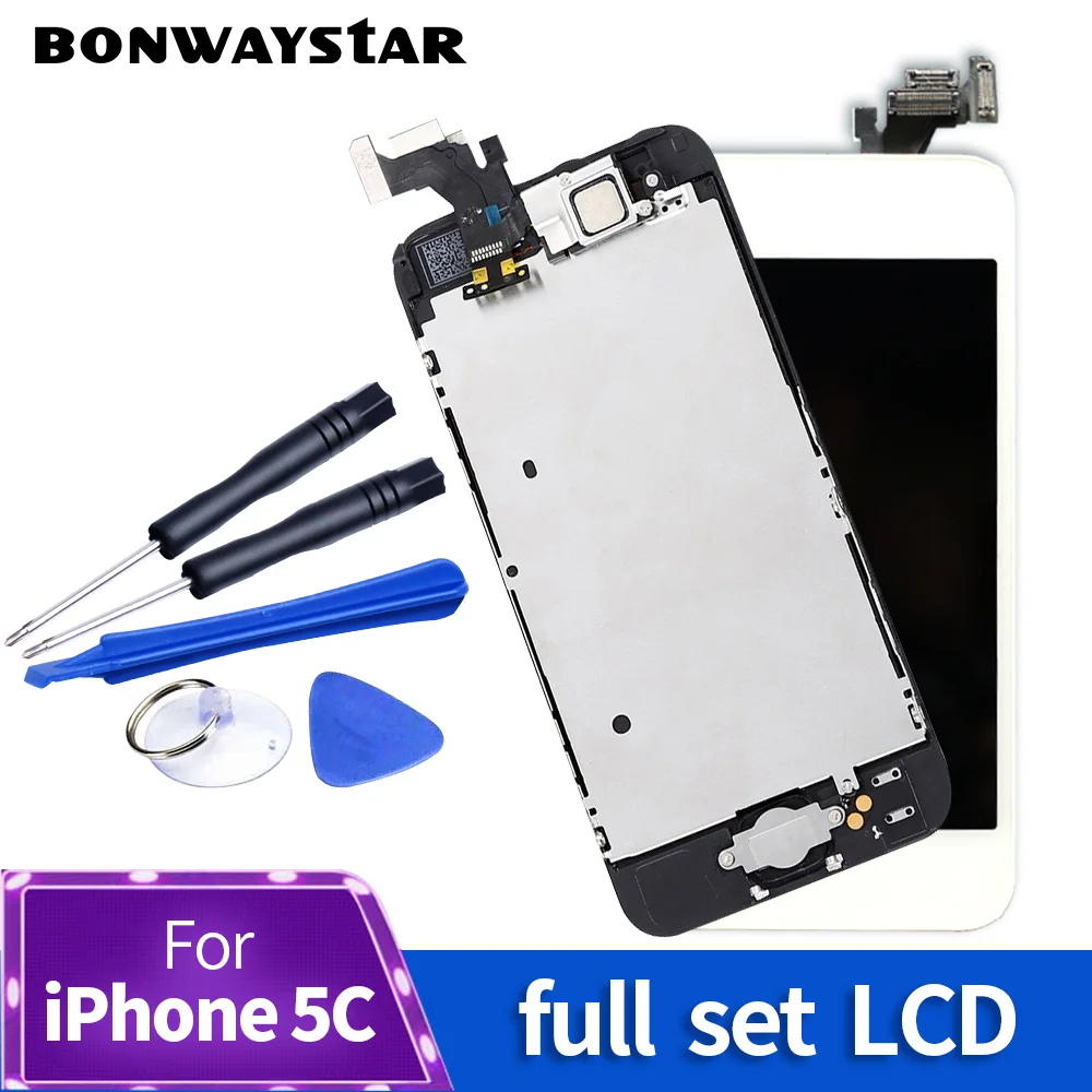 AAA+++ качественный полный набор moudle lcd для iPhone 5S 5 5C 6S lcd экран для iPhone 6 дисплей дигитайзер сенсорный экран с бесплатными подарками