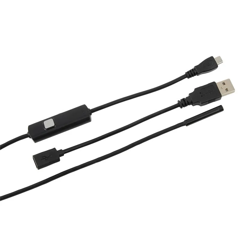 Портативный 6LED камера мобильный телефон Mirco эндоскоп USB для Android телефона 1 м 2 3 5