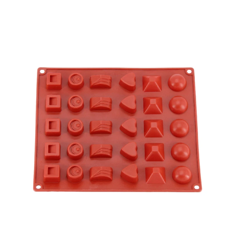 Силиконовые Формочки Yiwumart 3D с 5 отверстиями для шоколада выпечки конфет трюфеля