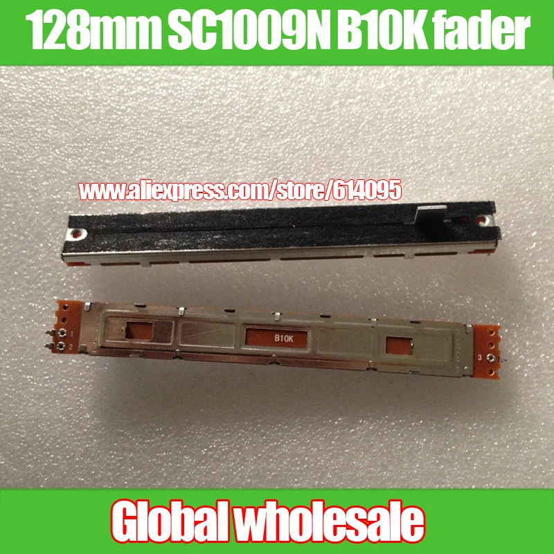 

5pcs 128mm SC1009N B10K Straight Slide Potentiometer for Soundcraft LIVE4 Series / Mixer Single Link Fader Length 8MMB