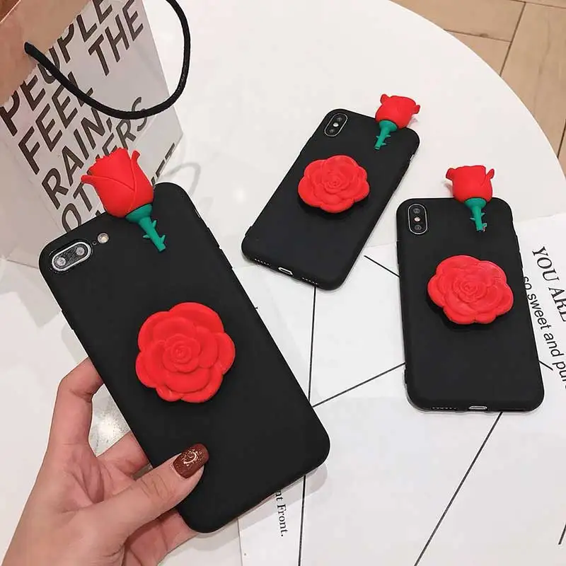 Мягкий силиконовый чехол для телефона Boucho iphone XS MAX XR X Матовые чехлы 7 8 6 S Plus 3D с