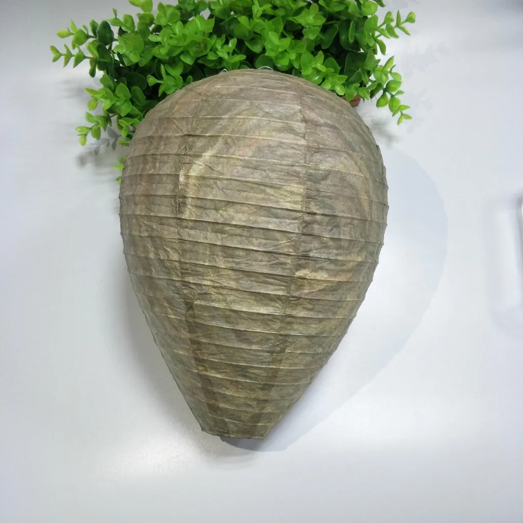 

5Pcs Wasp Deterrent Yellowjackets Bee Hornets Fake Wasp Nest Simulated Deterrent durable paper-like artificial wasp nests#425G30