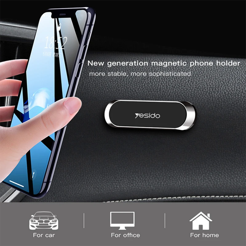 

Magnetic Phone Bracket Universal Car Styling Air Vent Phone Holder Support For Home Car Wall Mobile Phone GPS Navigation Stand