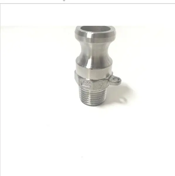 

Type F Adapter Size-1/2" 3/4" 1" Stainless Steel Cam and Groove Male Adapter x Male Thread Camlock Coupling Homebrew
