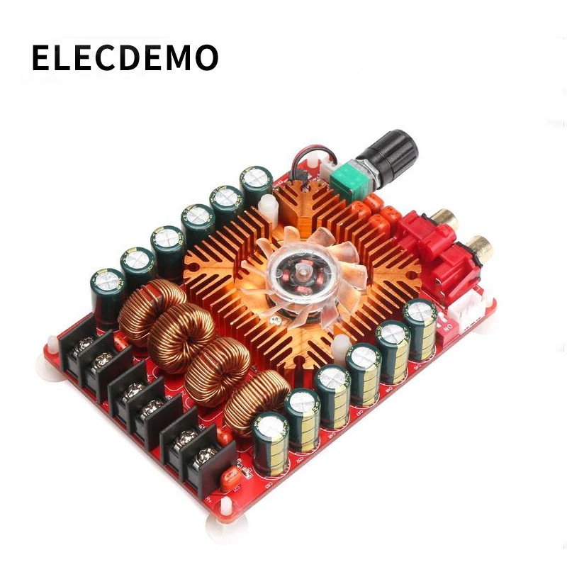 

TDA7498E 2X160W Dual Channel Audio Amplifier Board, support Single Channel, 24V Stereo Power Amp Module for CarVehicle Computer