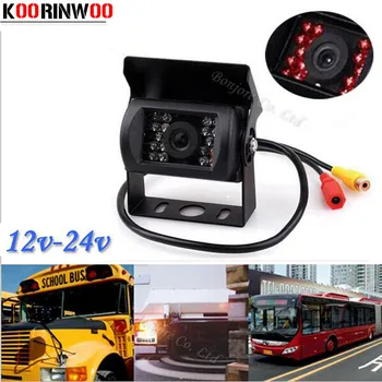 

Koorinwoo 12-24v 18 IR Infrared lights Rear View Camera Car Backup Reversing Camera For Car/Truck/Bus Parking Assist Universal