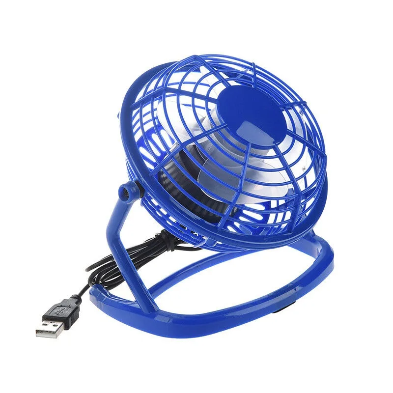 Настольный usb-вентилятор одна позиция Регулировка скорости Персональный вентилятор для дома 4 дюйма Портативный ниже Шум 360 градусов вверх