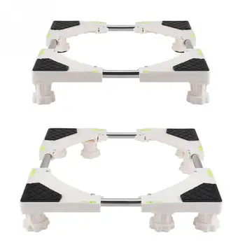 

Heavy Duty 4 8 Feet Adjustable Washing Machine Base Stand Refrigerator Trolley Bracket Mount a b