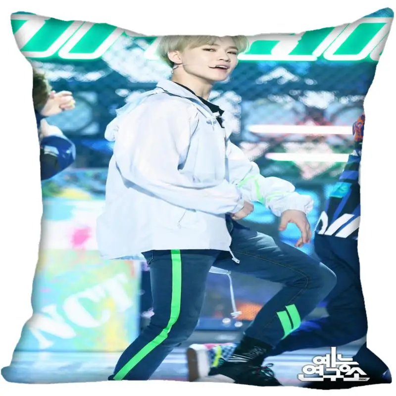 Корея-поп NCT Chenle печать квадратный шелк атласные наволочки 35x35 см, 40x40 см одна сторона напечатаны настроить ваш образ подарок - Цвет: 8